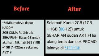 Paket Tri 2GB Rp.3000  2020