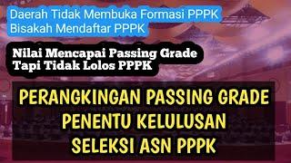 Perangkingan Passing Grade Penentu Kelulusan PPPK