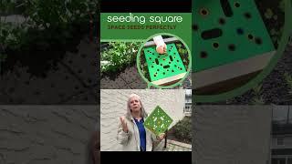 Seeding Square - Seed Spacer Tool for Maximum Harvest #Gardening  #GardenTools #squarefootgardening