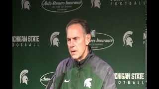 Mark Dantonio We shoved it