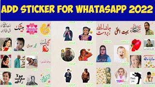 How to add stickers for whatsapp  2022  Animated Sticker Maker  Indian Stickers for Whatsapp 2022