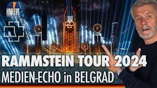 RAMMSTEIN -So heftig reagiert die serbische Presse auf die Konzerte in Belgrad  Stadium Tour 2024