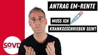 Antrag Erwerbsminderungsrente Muss ich dauerhaft krankgeschrieben sein?