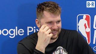 Luka Doncic Downplays Trash Talk After Game-Winner I was speaking Slovenian  2024 NBA Playoffs