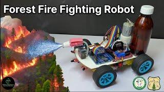 DIY Fire Fighting Robot using Arduino    Auto Fire Chaser and Extinguisher