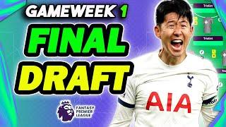 MY FINAL FPL DRAFT  95% AI RATING   Fantasy Premier League 202425