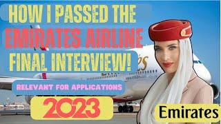 How I Passed My Emirates Cabin Crew Final Interview - First Time  Insider Tips - PART 4