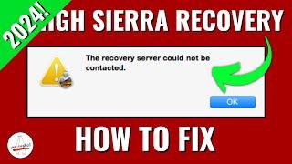 FIXED The Recovery Server Could Not Be Contacted Error High Sierra Internet Recovery Error