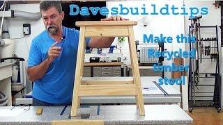 how to  timber stool  dave stanton   woodworking  kreg pocket hole 