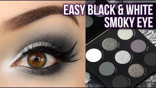 Easy Beginner Black & White Smoky Eye Makeup Tutorial  KELLI MARISSA