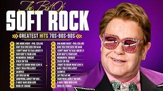 Elton John Phil Collins Rod Stewart Bee Gees Air Supply Chicago   Best Soft Rock Full Album