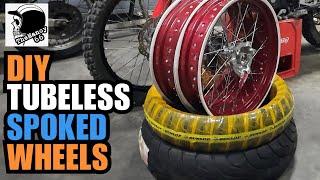 TUBELESS SPOKED WHEELS - How to Do It Yourself