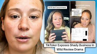 TikTokers Negative Review Ends In Viral Back & Forth Drama