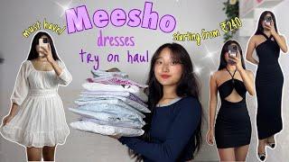 MEESHO dresses try on haul starting from ₹240