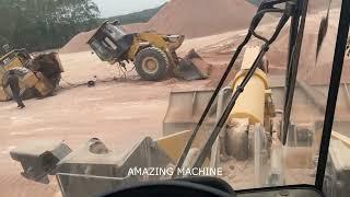 Operator Heavy Equipment Fail Driving at Work  Truck  Wheel Loader  Excavator