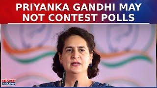 Priyanka Gandhi Vadra May Not Contest Lok Sabha Elections 2024 From Raebareli Seat  Breaking News