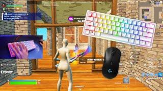 Razer Huntsman MiniKeyboard & Mouse Sounds ASMRChill Fortnite Gameplay