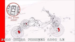 2018 Honda Pioneer 1000 LE Hill Start Assist