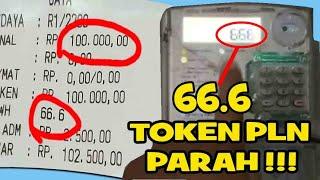 Beli Token Listrik 100rb Dapatnya Cuma 66  PLN GA Beres Nih  Wajib Nonton Sampai Selesai