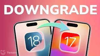 How to Downgrade iOS 18 to iOS 17 Full Guide - Not Data Loss  PubulicDeveloper Beta