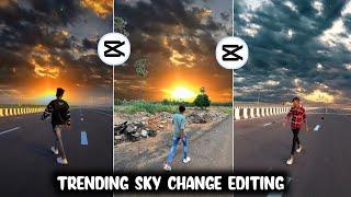 New Trending Sky Moving Reels Video Editing In Capcut  Sky Change Reels Video Editing In Capcut