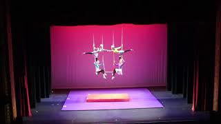 SHOW Circus Studio at First Night Northampton 2020 Triple Trapeze