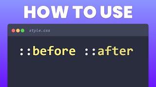 Learn CSS before and after in 4 Minutes