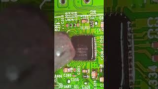 Samsung sound ic desoldaring #lcdhelp #lcdrepair #motherboardrepair