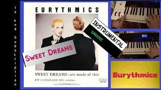 Sweet Dreams - Eurythmics - Instrumental with lyrics  subtitles 1983