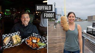 The ULTIMATE Buffalo New York FOOD tour WINGS Beef on Weck Peanut Sticks Pizza & MORE