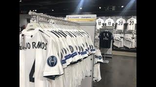 Real Madrid Official Store. Madrid - SPAIN  - Tienda Bernabéu - Feb2019