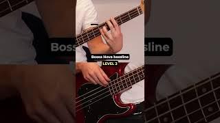 this groove can be done in different levels  full video in the comments  #bassguitar #bossanova