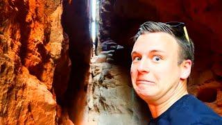 Exploring The St. George Narrows on Date Night - St. George UT  EXTREME CLAUSTROPHOBIA WARNING