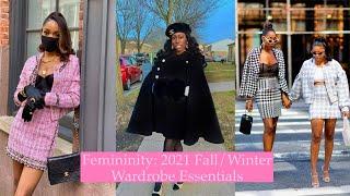 Femininity 2021 FallWinter Wardrobe Essentials  Body type  Black Women In Luxury