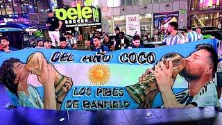  004825 Argentina Fans Celebrate Copa America LIVE NYC