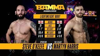 BAMMA 34 Steve OKeefe vs Martyn Harris