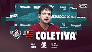 FLUTV - COLETIVA - FLUMINENSE 0 x 1 FLAMENGO - CAMPEONATO BRASILEIRO 2024