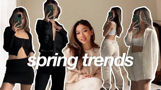 MY FAV 2022 SPRING TRENDS  THAT girl aesthetic tracksuits sets basics button-ups and more