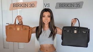 Birkin 30 vs Birkin 35 Comparison what you can fit inside