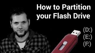 Convert USB flash drive to a Local Disk