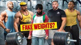 FAKE WEIGHTS in gym PRANK...  ANATOLY pretended to be a Beginner #13