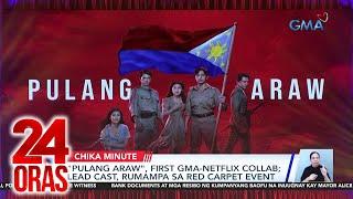 Pulang Araw first GMA-Netflix collab lead cast rumampa sa red carpet event  24 Oras