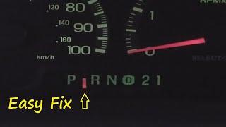 How to Align a Car Gear Shift Indicator - No Tools Needed