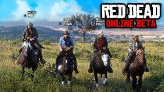 RED DEAD ONLINE BETA FREE ROAM  Red Dead Redemption 2 Online Multiplayer Gameplay
