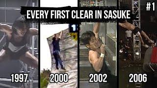 Every First Clear in SASUKE Ninja Warrior Part 1   Tournaments 1 - 17