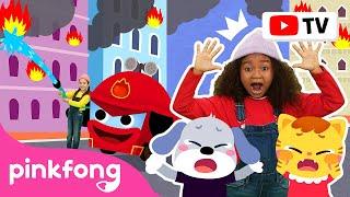 4K Hurry Hurry Fire Truck  Dance Along  Car Songs  Pinkfong Videos for Children