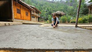 How to make your own concrete floor  Harvest bitter melon goes to market sell