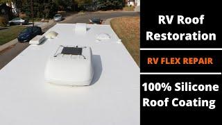 Ziollo RV Flex Repair 100% Silicone Roof Coating - Full RV Roof Restoration