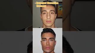 Bad Looksmaxxing Transformation? #mewing #lookmaxxing #huntereyes