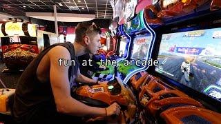 fun at the arcade.